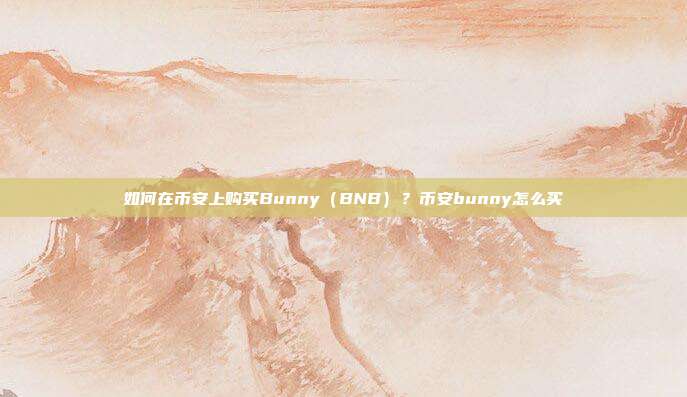 如何在币安上购买Bunny（BNB）？币安bunny怎么买