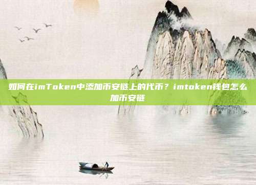 如何在imToken中添加币安链上的代币？imtoken钱包怎么加币安链