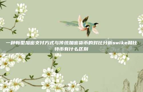 一种新型加密支付方式与传统加密货币的对比分析swike和比特币有什么区别