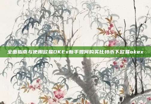 全面指南与使用欧易OKEx新手如何购买比特币下欧易okex