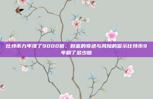 比特币九年涨了9000倍，财富的奇迹与风险的警示比特币9年翻了多少倍