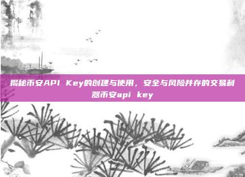 揭秘币安API Key的创建与使用，安全与风险并存的交易利器币安api key