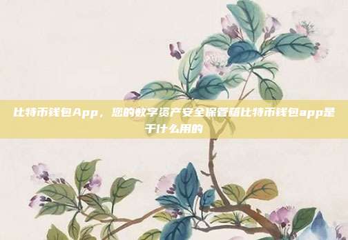 比特币钱包App，您的数字资产安全保管箱比特币钱包app是干什么用的