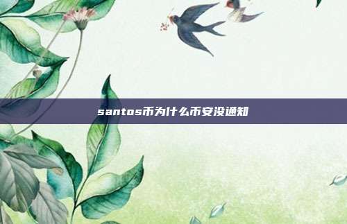 santos币为什么币安没通知