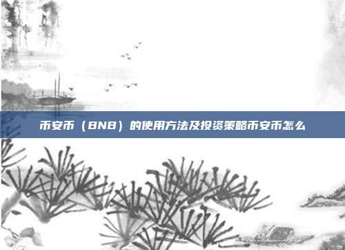 币安币（BNB）的使用方法及投资策略币安币怎么