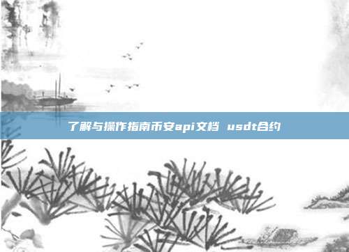 了解与操作指南币安api文档 usdt合约