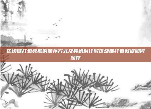 区块链打包数据的储存方式及其机制详解区块链打包数据如何储存