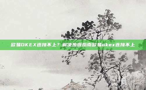 欧易OKEX连接不上？解决步骤指南欧易okex连接不上